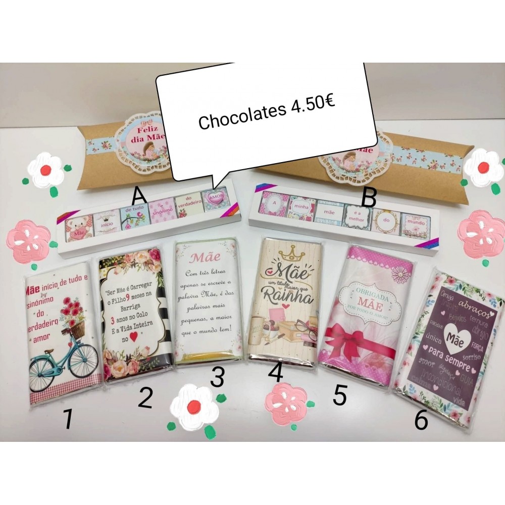 Tablet Chocolate dia da mãe 100g